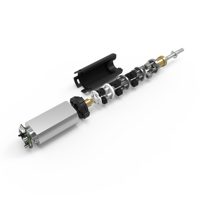 PD008008-369 Hộp số hành tinh vi nhựa tốc độ thấp 30RPM cho ngăn kéo điện
