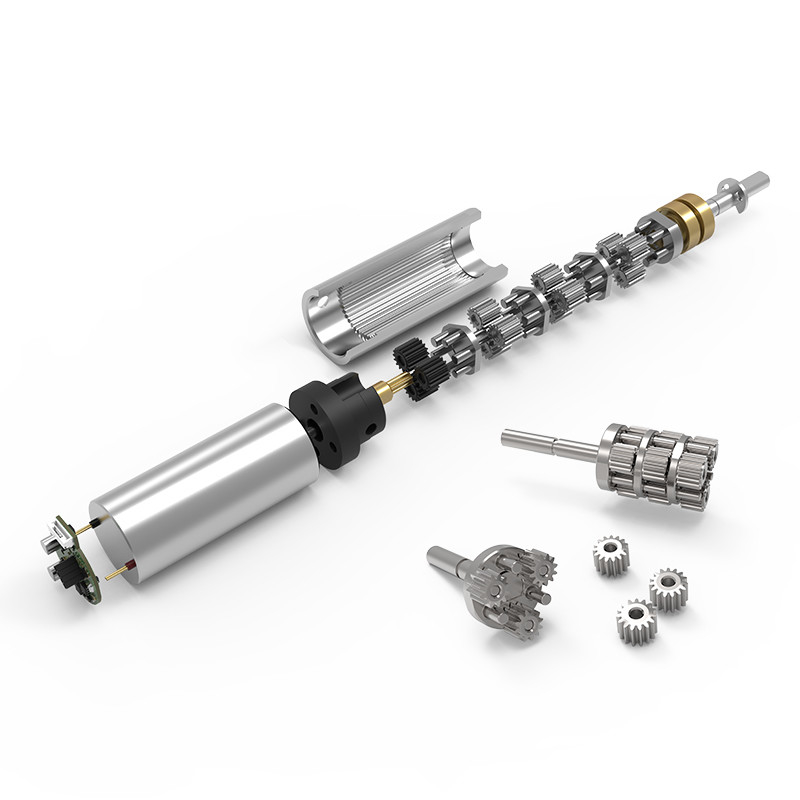 Động cơ không chổi than Micro DC 150ma 2269rpm với hộp số hành tinh Công suất thấp Tiếng ồn thấp
